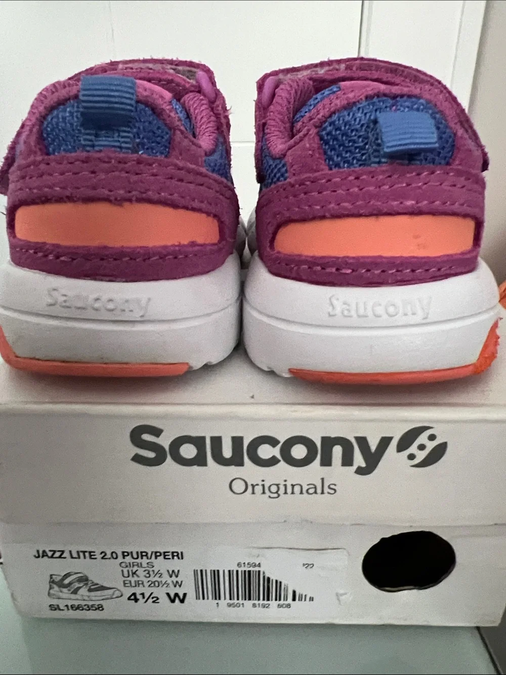 Saucony Kids Purple, Blue & Orange Sneakers
